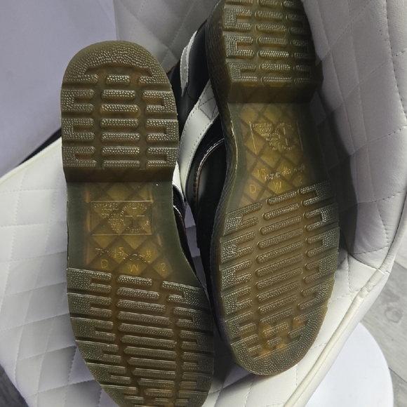 Dr. Martens Joska Stud Black And White Boots - Picture 4 of 8